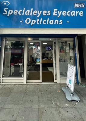 Specialeyes Eyecare optician nhs services Shepherds Bush